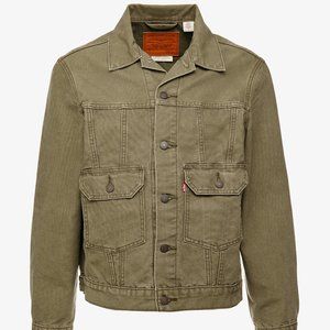 Levi's Premium Ironic Iconic Trucker Jacket-Olive